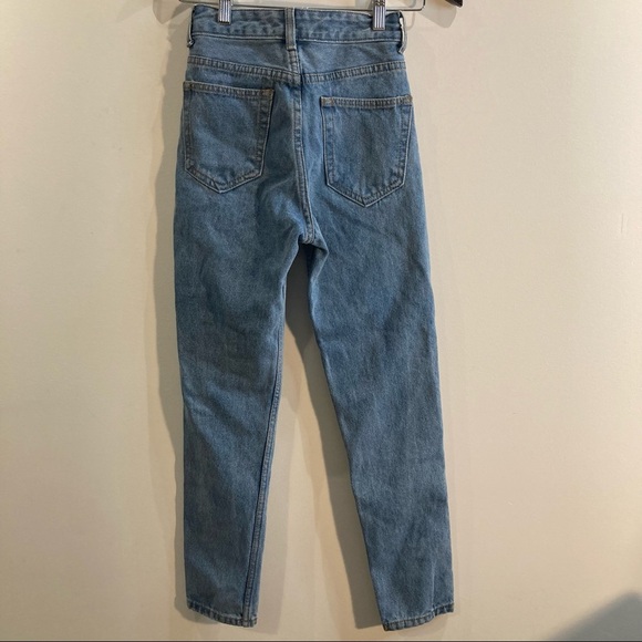 PRINCESS POLY SZ 0 Lioness High Rise Gemini Mom Light Mid Wash Jeans NWT - Picture 5 of 6